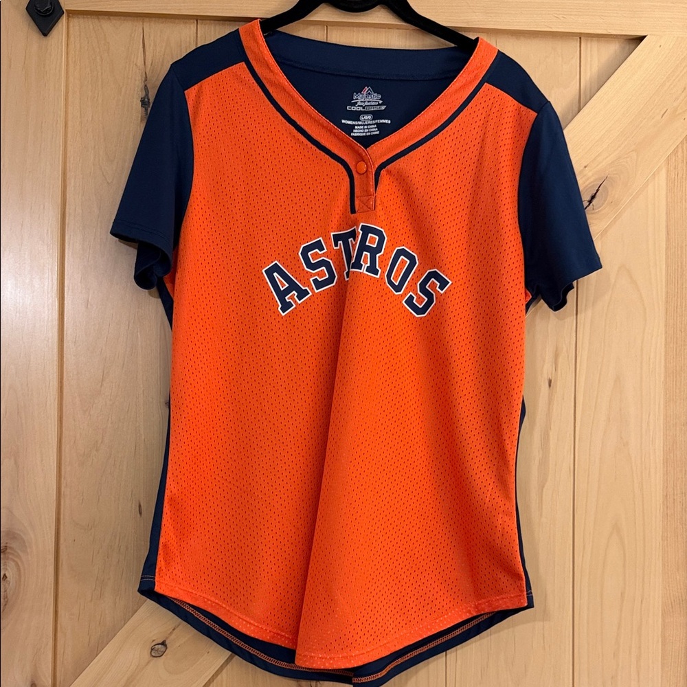 Women’s Orange and Navy Astros Jersey